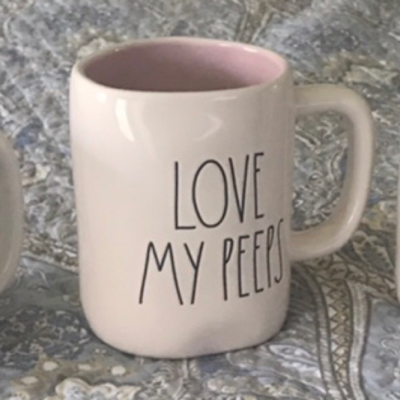 Rae Dunn LOVE MY PEEPS Coffee Mug - Picture 7 of 7